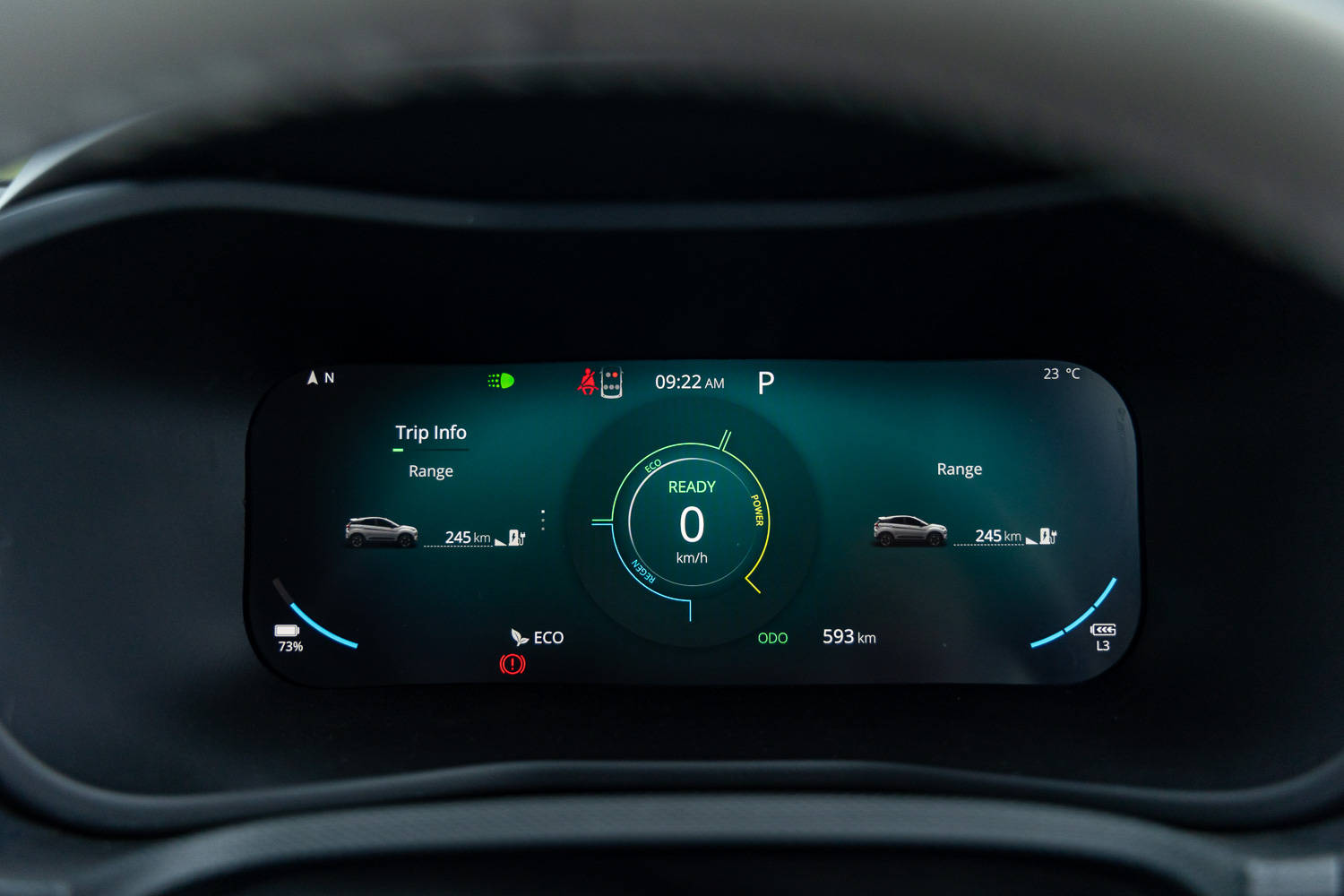 2023 Tata Nexon EV 10.25-inch Digital Driver's Display