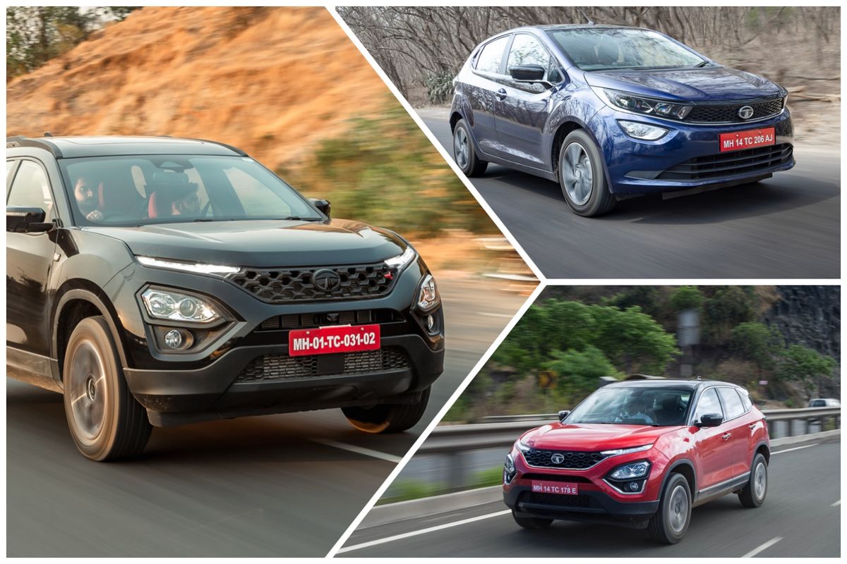 Tata Safari, Harrier and Altroz