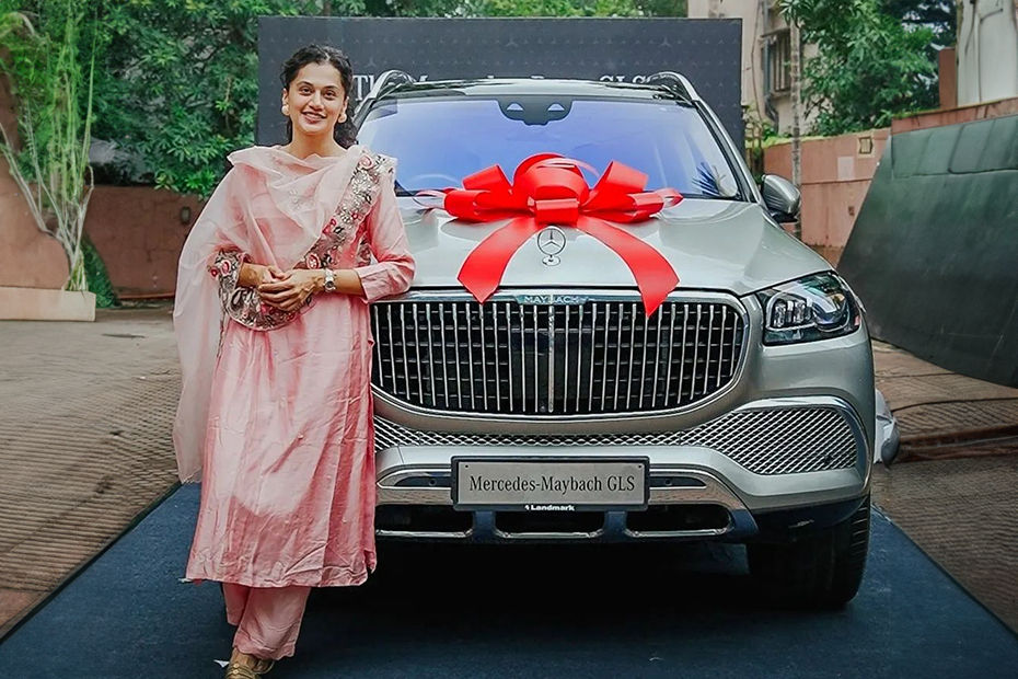 Taapsee Pannu with her new Mercedes-Maybach GLS