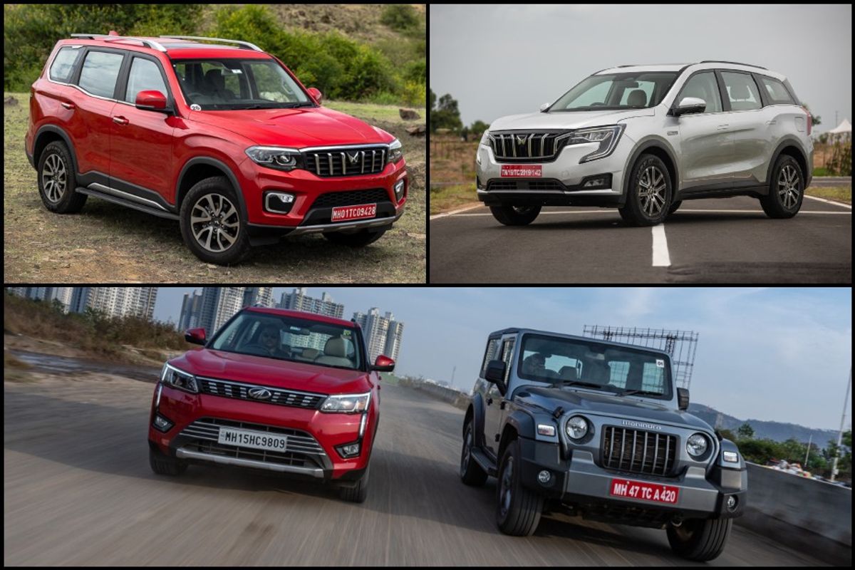 XUV700, Scorpio N, XUV300, Thar