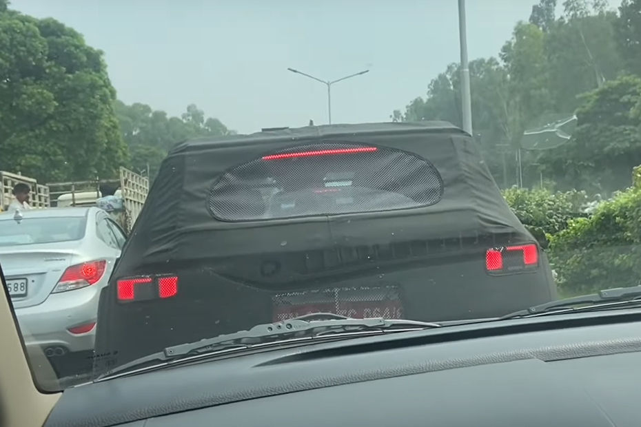 Hyundai Creta facelift rear