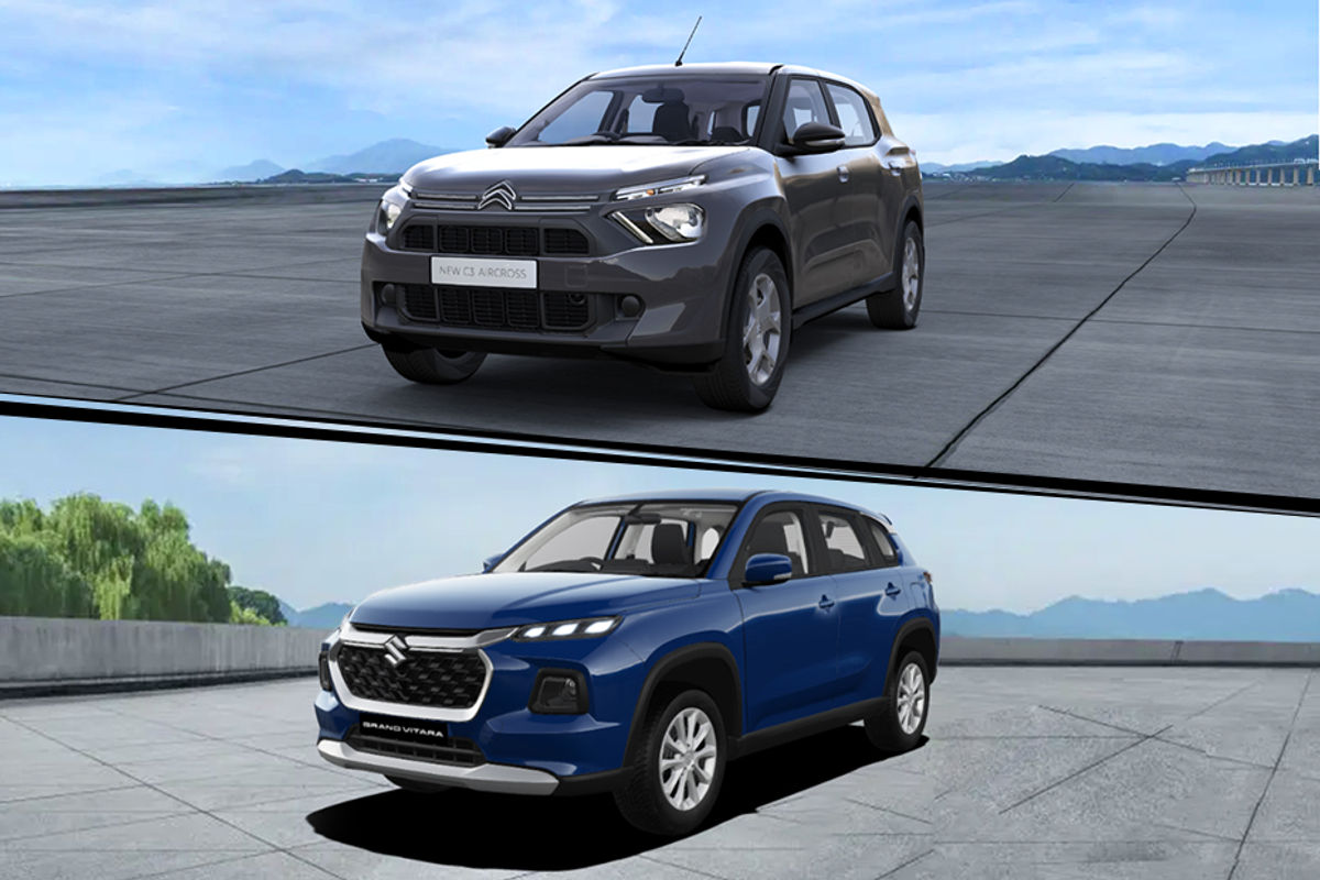 Citroen C3 Aircross vs Maruti Grand Vitara Citroen C3 Aircross vs Maruti Grand Vitara