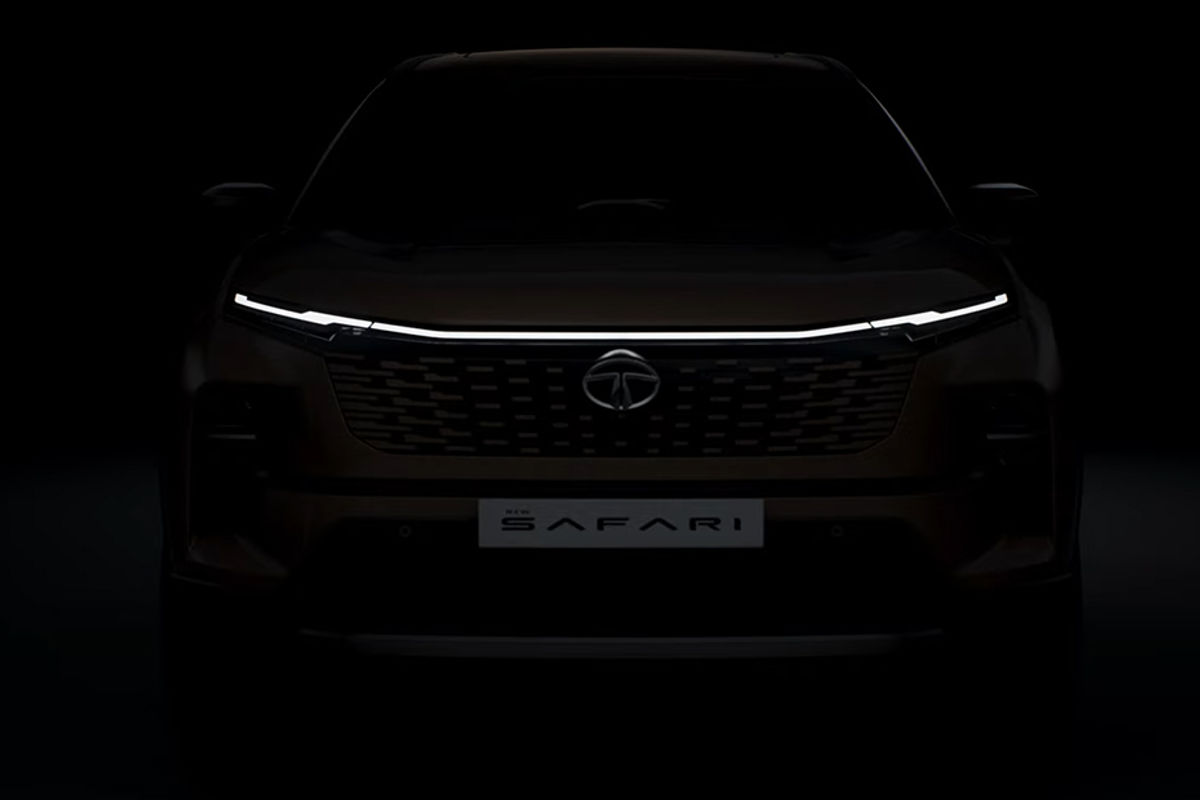 Tata Safari facelift teased