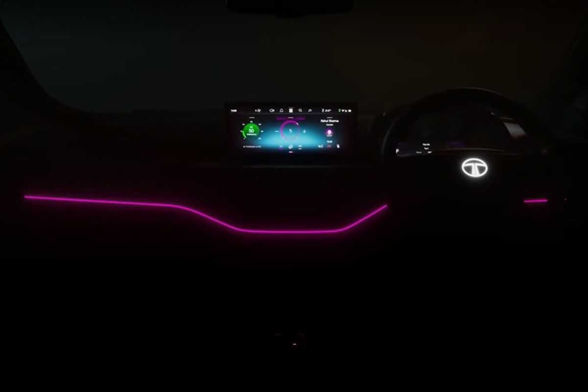 Tata Harrier facelift interior teased