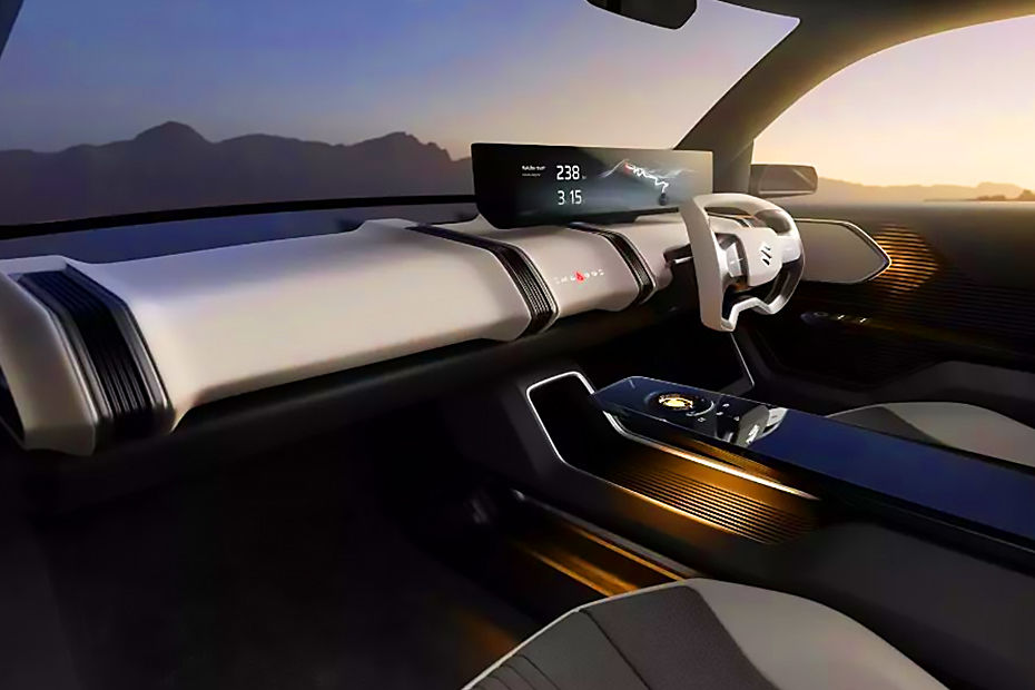 Maruti Suzuki eVX concept interior Maruti Suzuki eVX concept interior