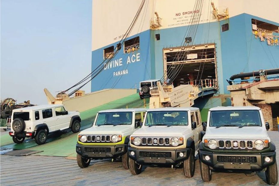 Maruti Jimny 5-door Export Begins