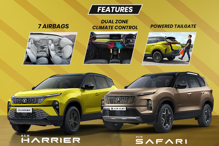 Tata Harrier and Safari facelifts features