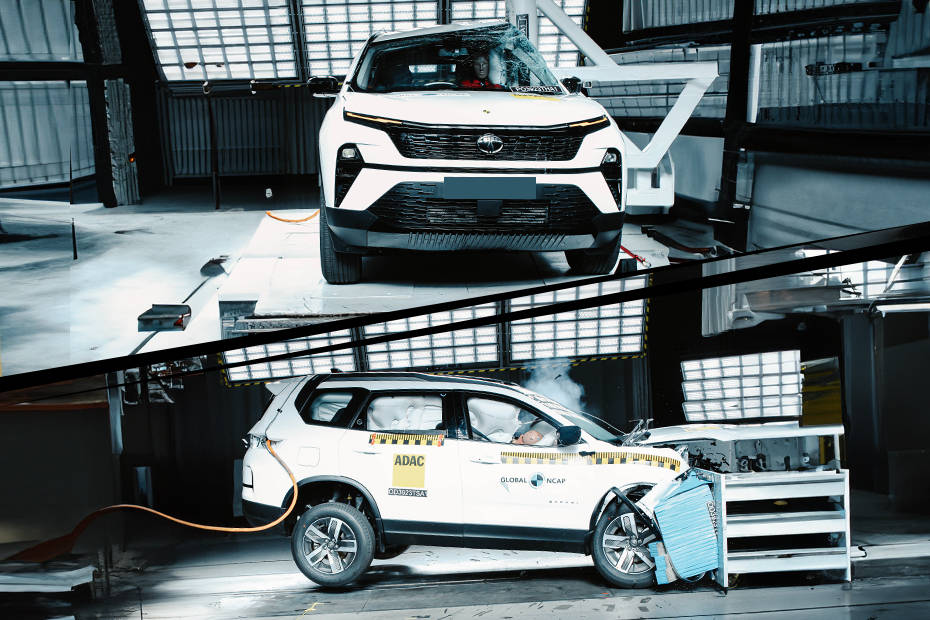 Tata Harrier and Safari facelifts at Global NCAP