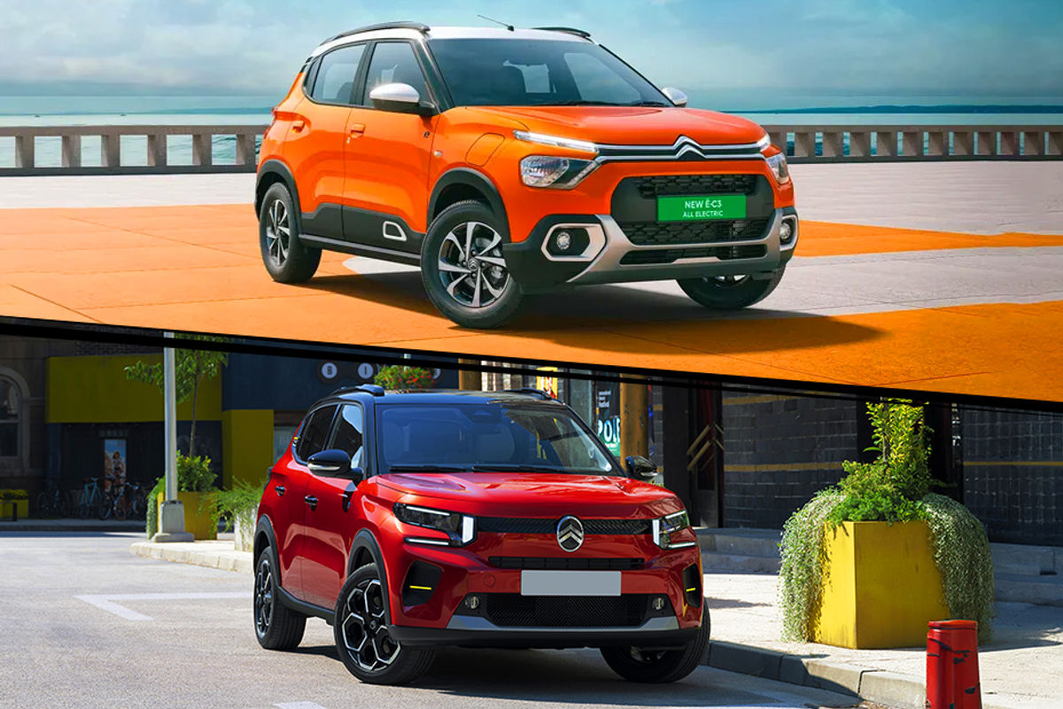 Europe-spec Citroen eC3 and India-spec Citroen eC3