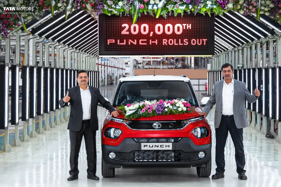 Tata Punch 2 Lakh Milestone