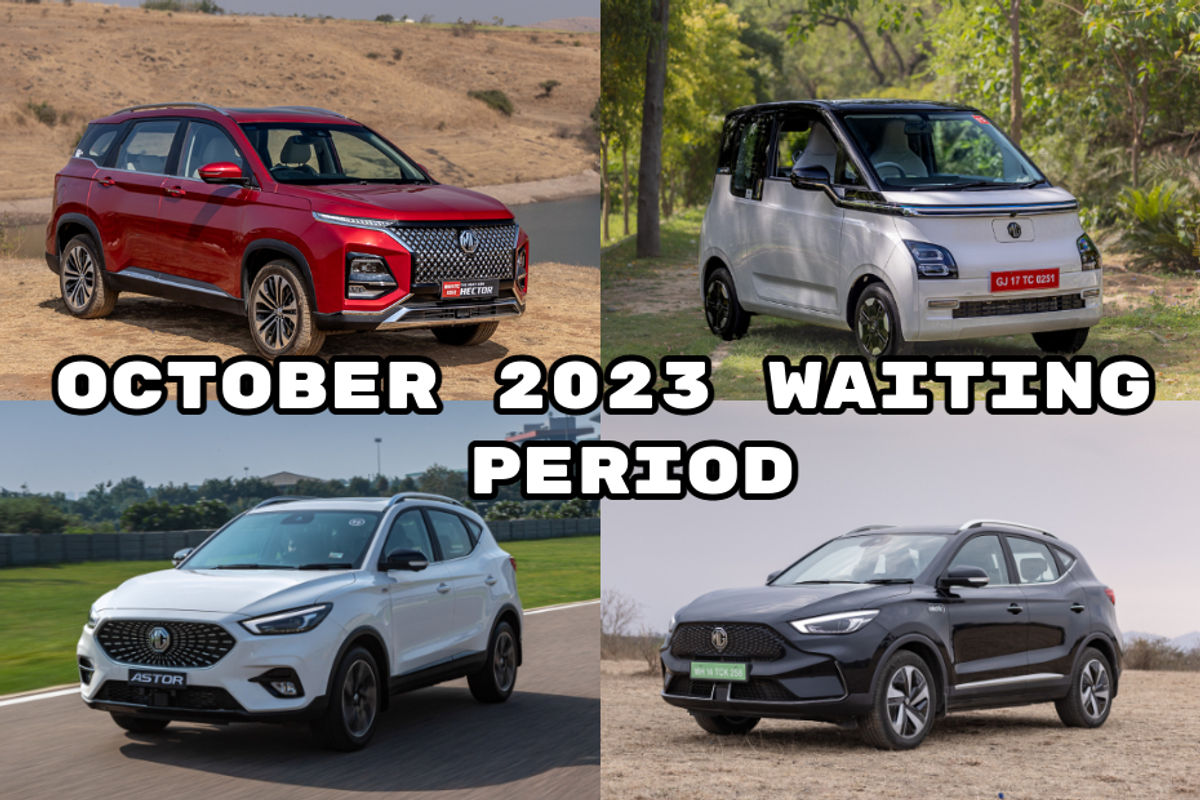 MG Cars October 2023 Waiting Period