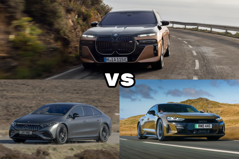 BMW i7 M70 xDrive vs Mercedes-Benz AMG EQS 53 vs Audi RS e-Tron GT: Specifications Compared