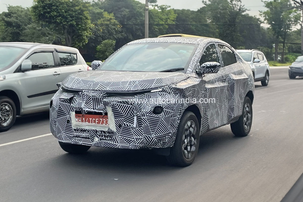 Tata Curvv spied