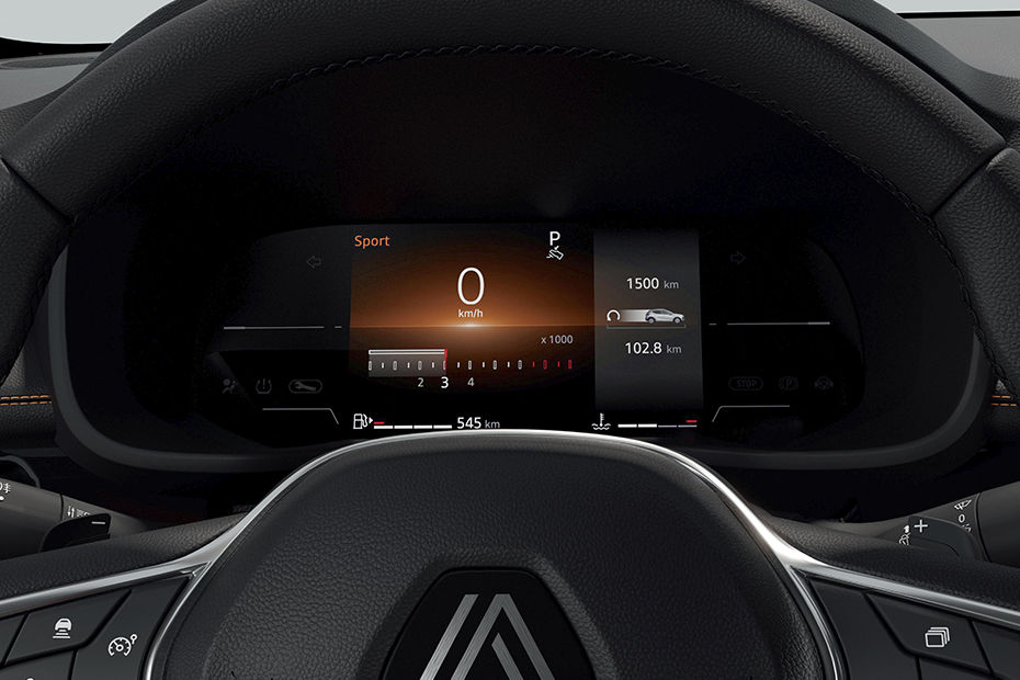 Renault Kardian 7-inch digital driver's display Renault Kardian 7-inch digital driver's display