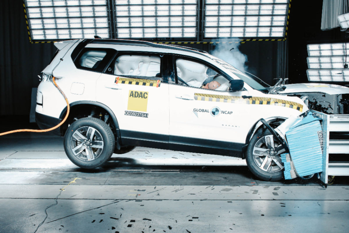 Tata Safari Crash Test