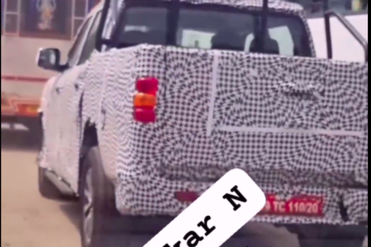 Mahindra Scorpio N Pickup Spied
