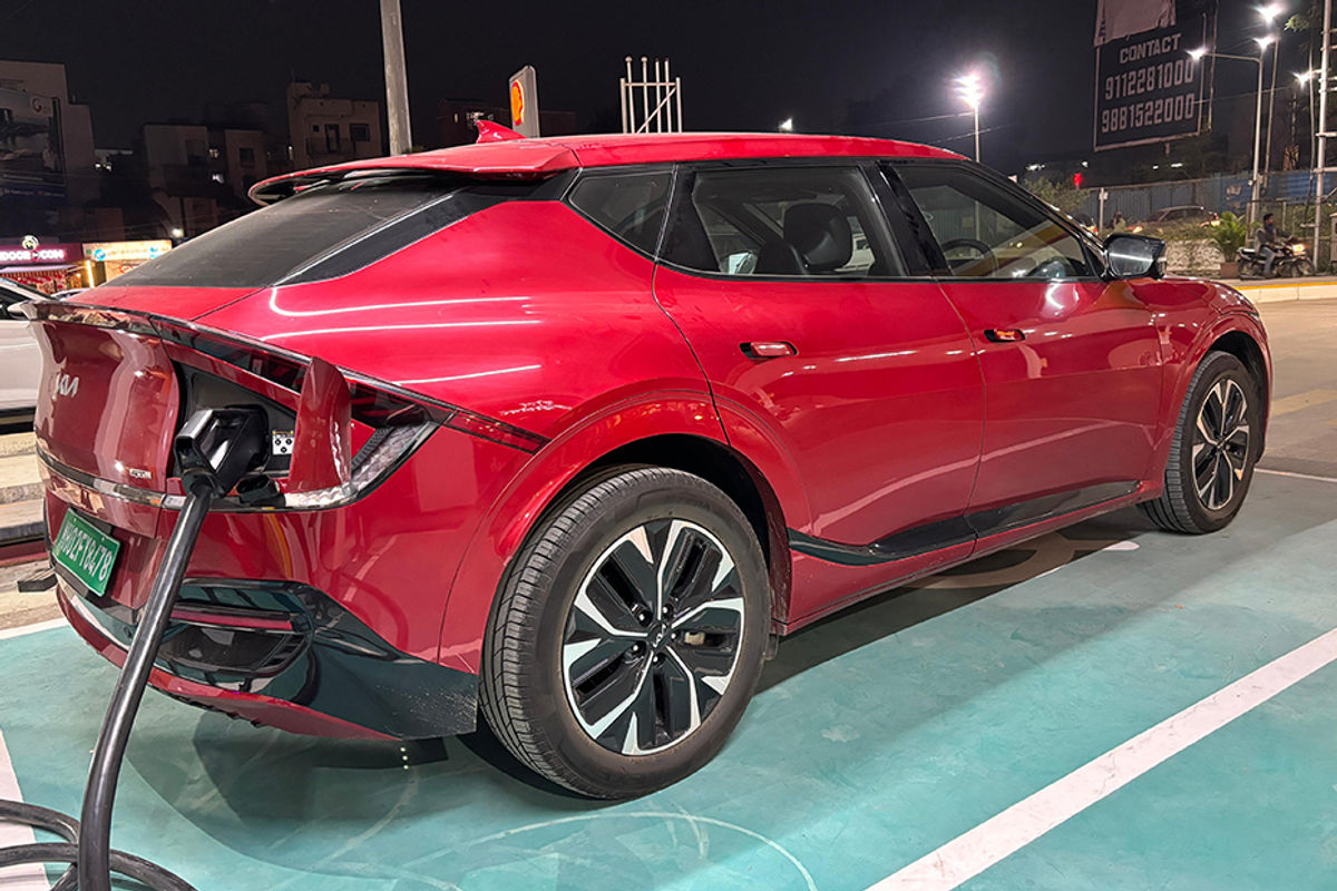 Kia EV6 charging