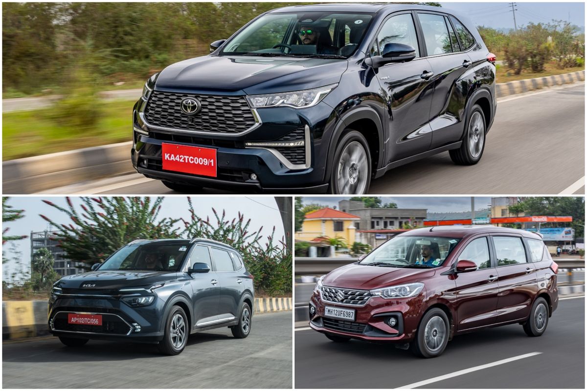 Toyota Innova Hycross, Maruti Ertiga, Kia Carens