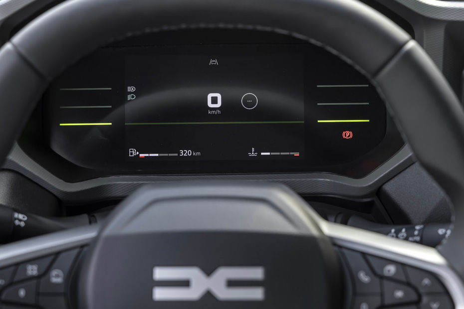 New Renault Duster digital driver's display