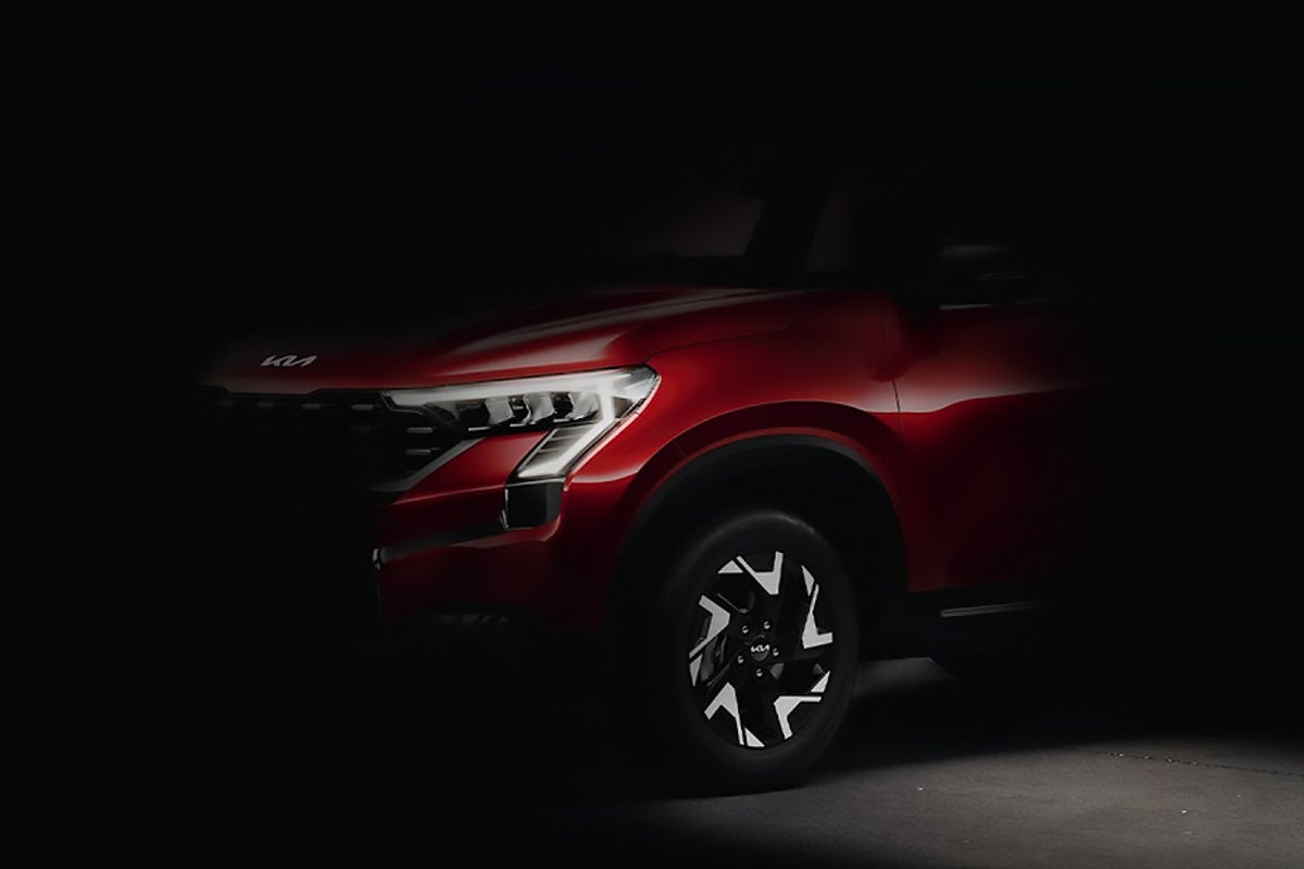 Kia Sonet facelift teased