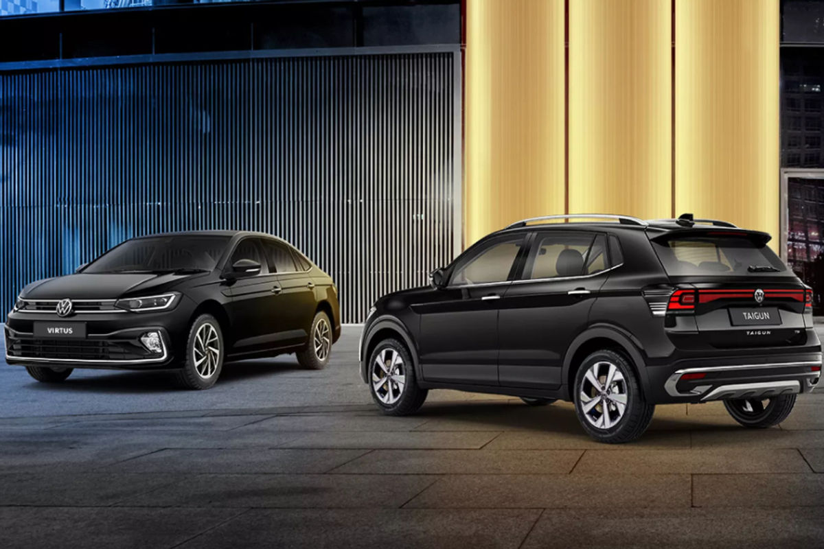 Volkswagen Virtus and Volkswagen Taigun Deep Black Pearl Volkswagen Virtus and Volkswagen Taigun Deep Black Pearl