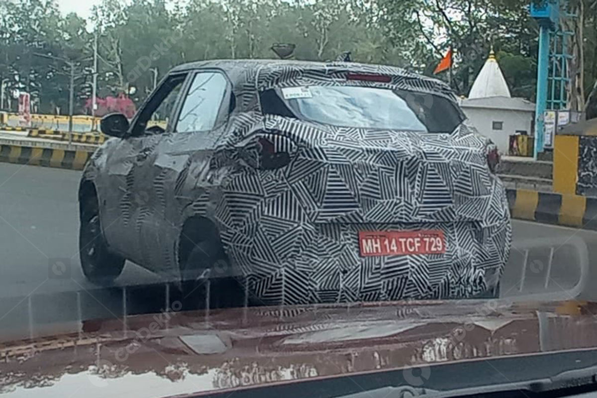 Tata Punch EV spied