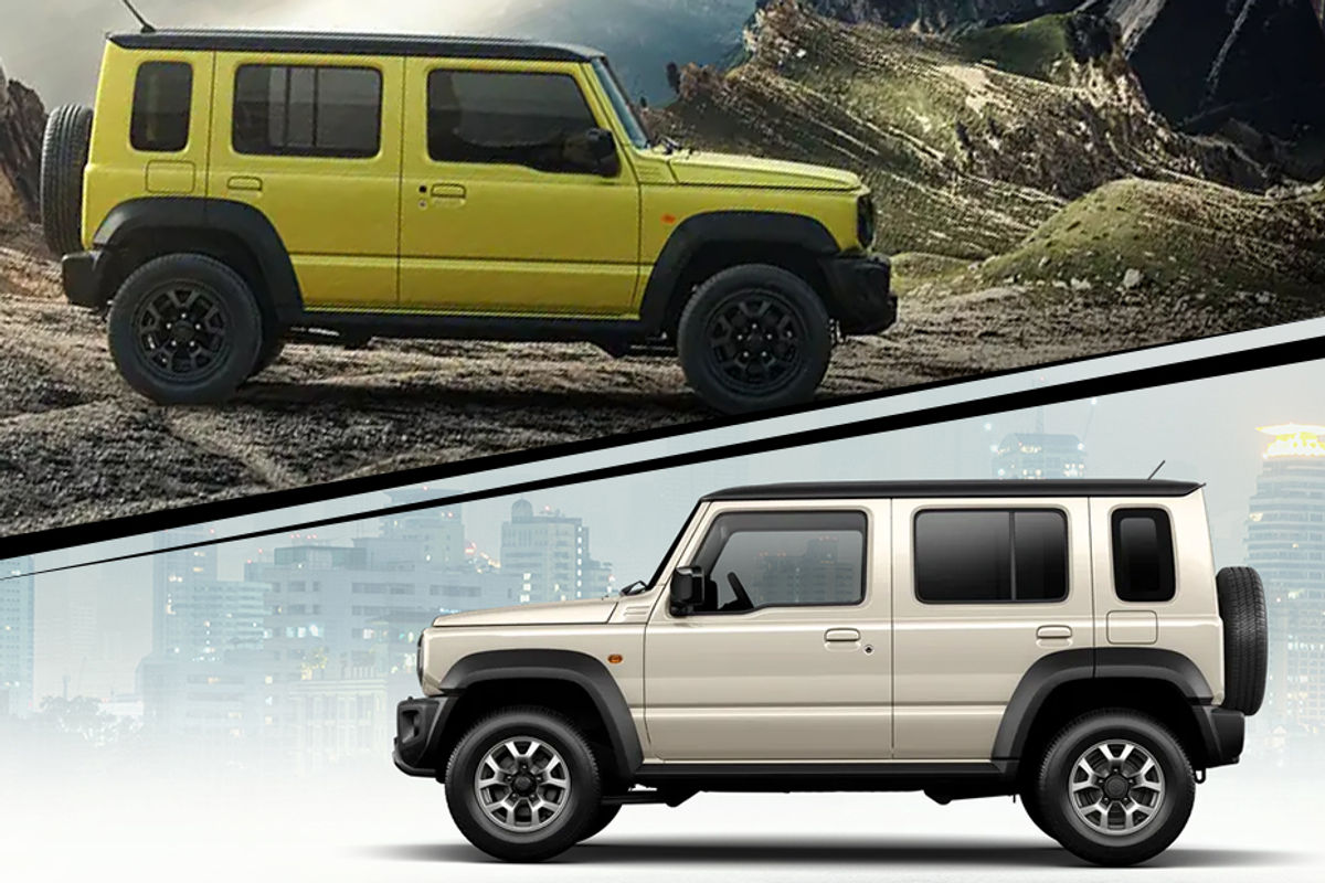 India-spec 5-door Maruti Suzuki Jimny vs Australia-spec Suzuki Jimny XL