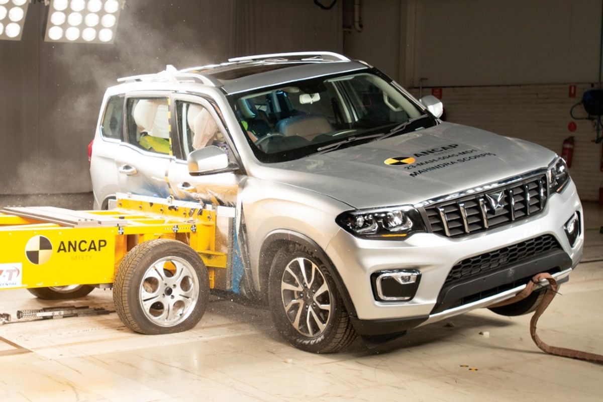 Mahindra Scorpio N ANCAP crash test