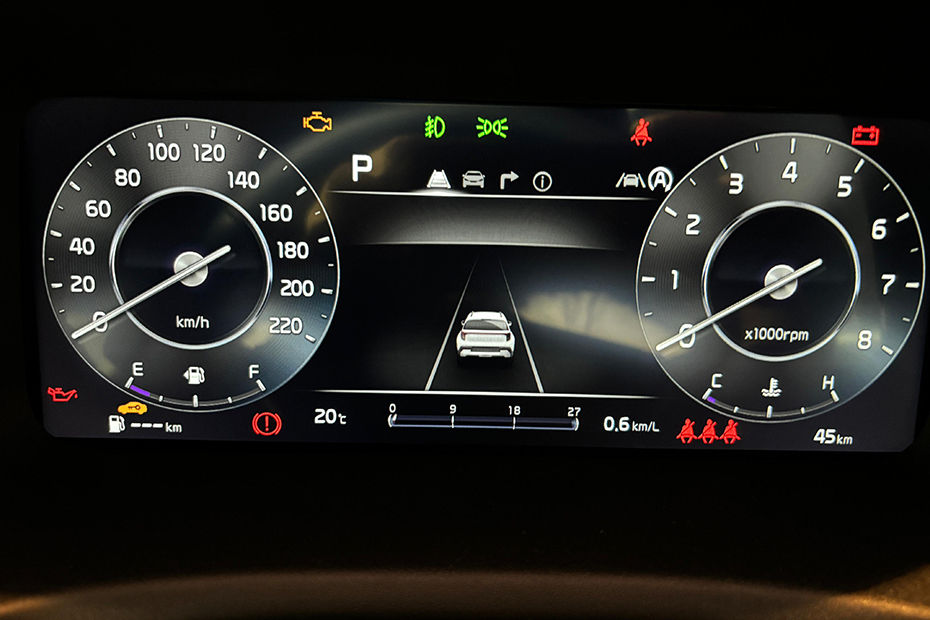 2024 Kia Sonet 10.25-inch digital instrument cluster 2024 Kia Sonet 10.25-inch digital instrument cluster