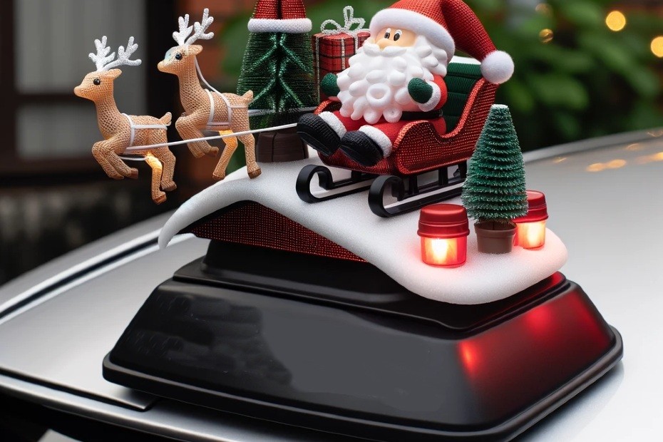 A Guide To Decorating Your Car For Christmas (The Safe Way)