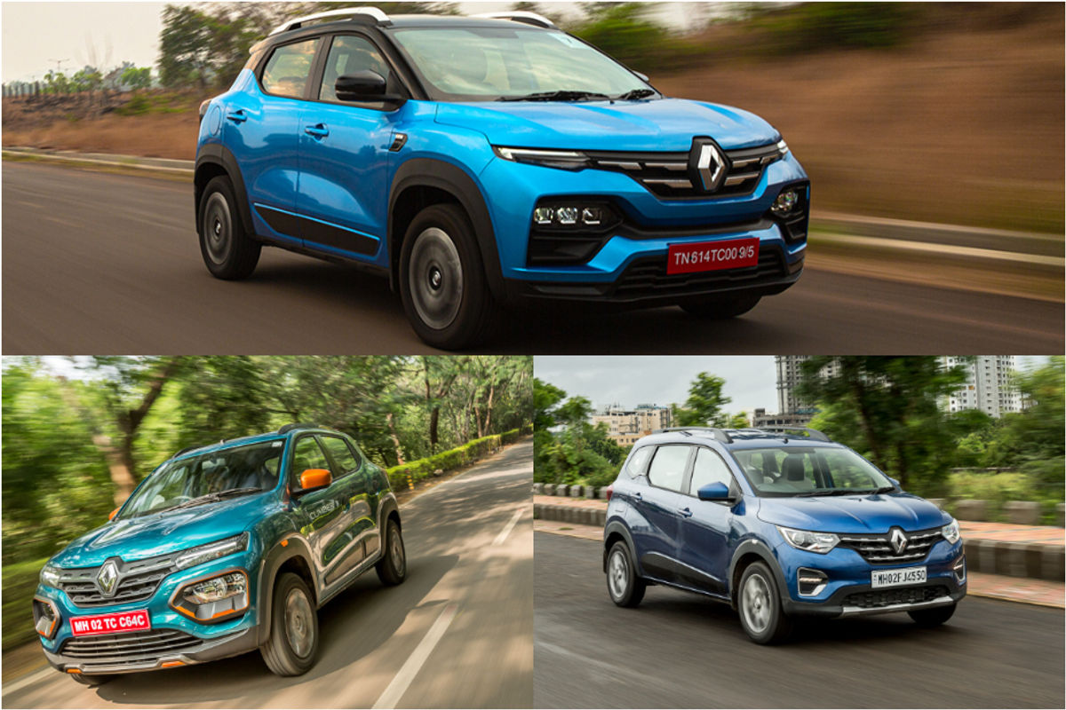 Renault Kiger, Renault Kwid, Renault Triber