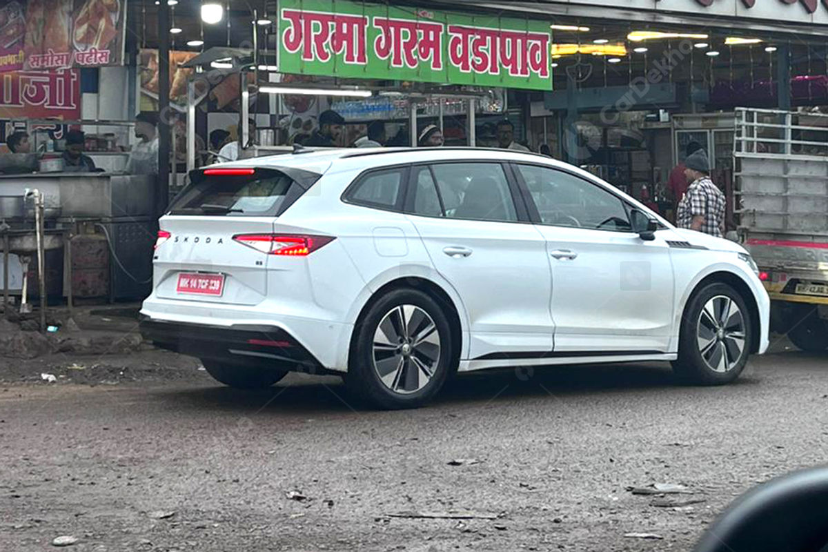 Skoda Enyaq iV spied
