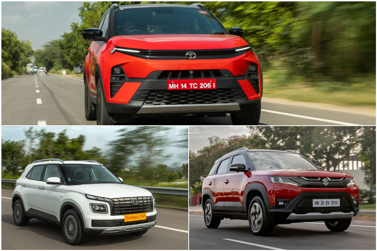 Tata Nexon, Hyundai Venue, Maruti Brezza Tata Nexon, Hyundai Venue, Maruti Brezza