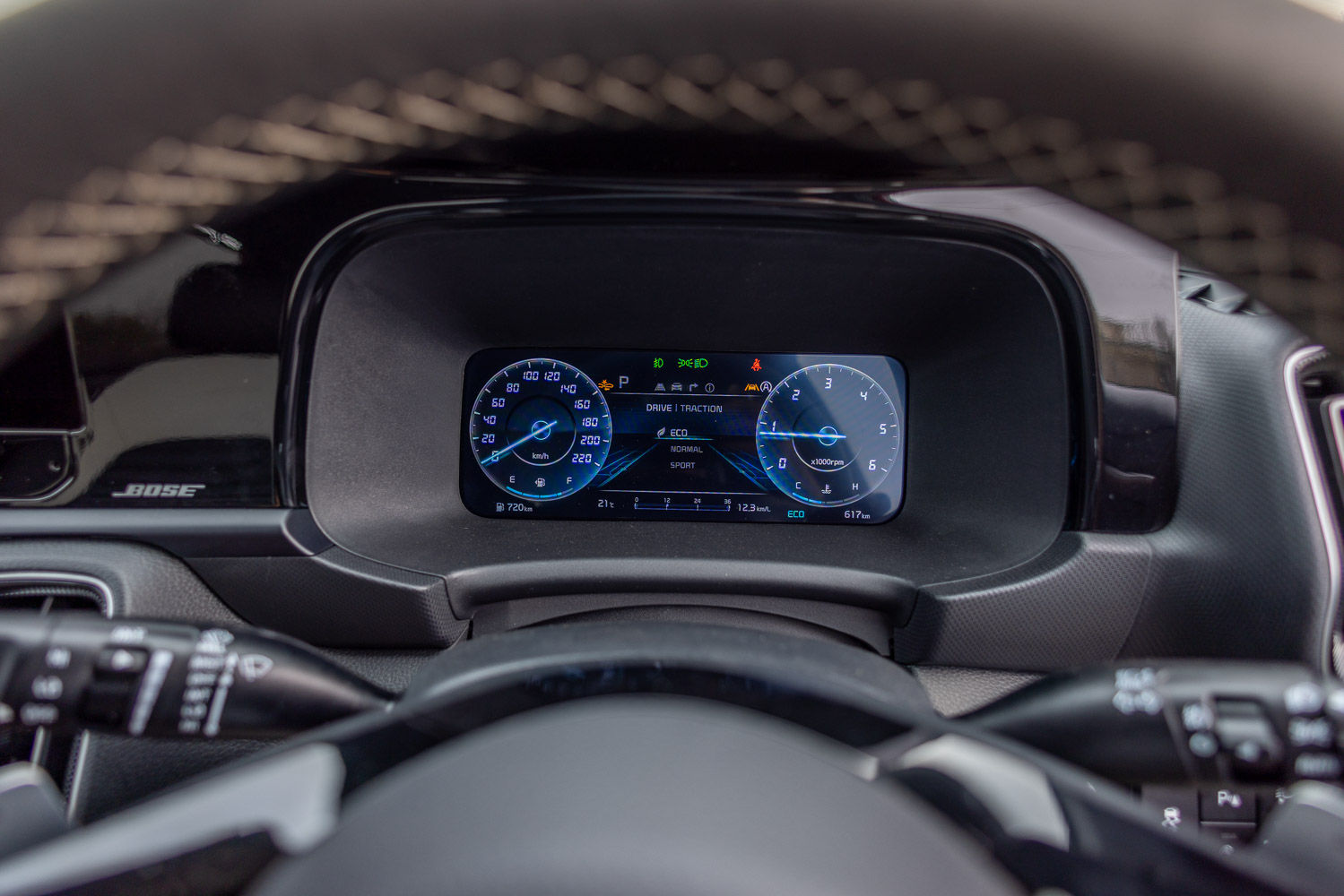 Kia Sonet facelift digital cluster