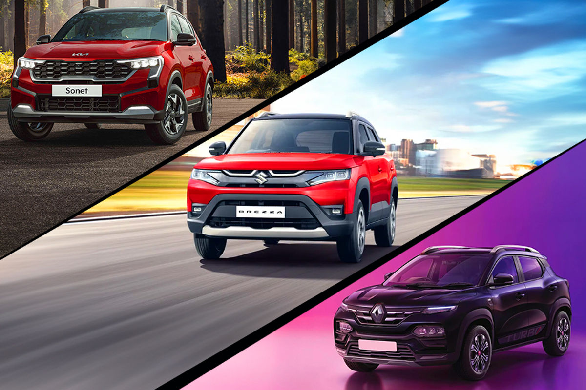 2024 Kia Sonet vs Maruti Brezza vs Nissan Magnite vs Renault Kiger price comparison 2024 Kia Sonet vs Maruti Brezza vs Nissan Magnite vs Renault Kiger price comparison