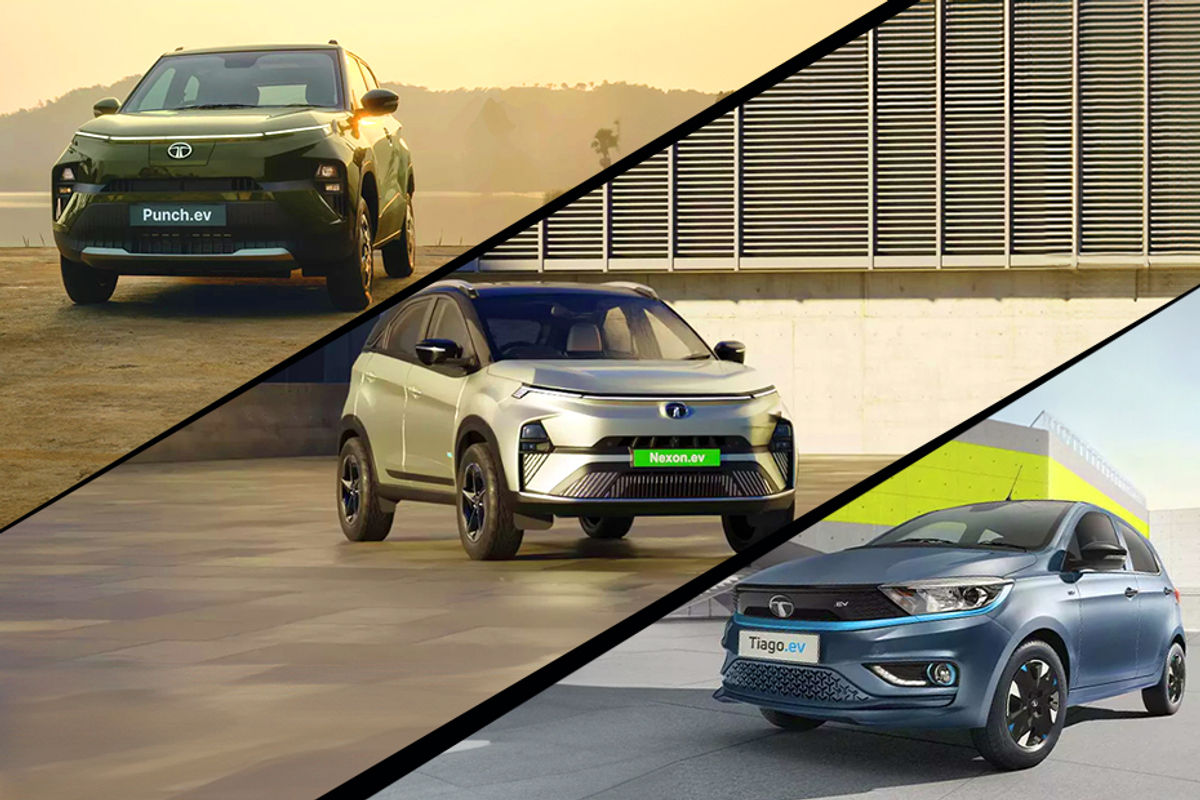 Tata Punch EV vs Tata Tiago EV vs Tata Tigor EV vs Tata Nexon EV specification comparison