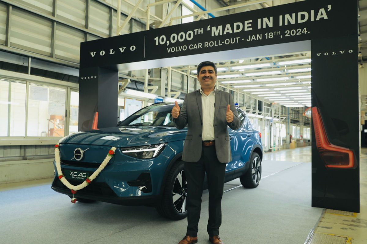 Volvo India crosses 10,000 unit production milestone in India Volvo India crosses 10,000 unit production milestone in India