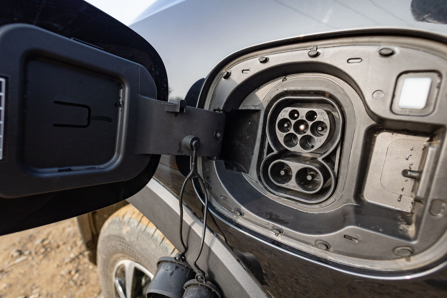 XUV400 Pro charging port