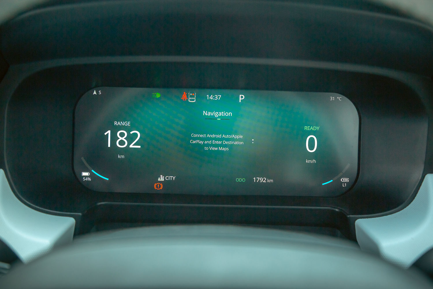 Tata Punch EV Driver's Display