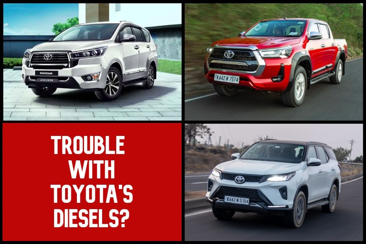 Toyota Fortuner, Hilux, Innova Crysta