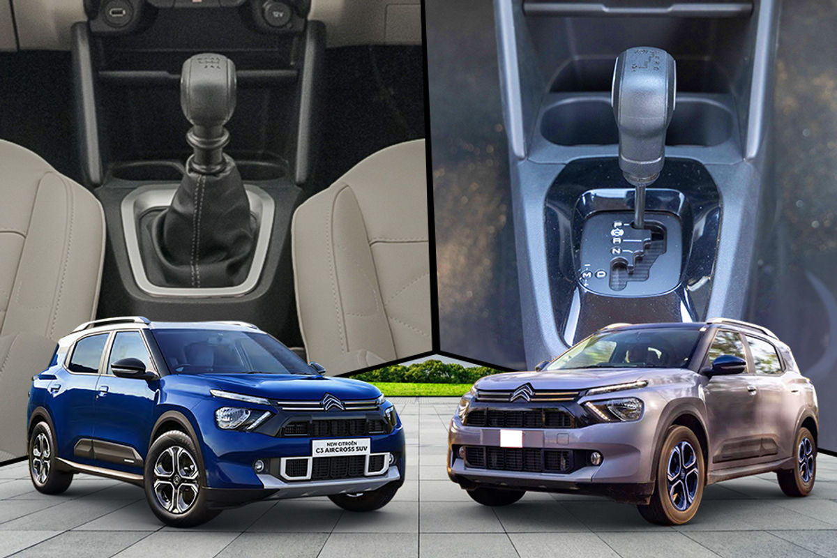 Citroen C3 Aircross manual vs automatic claimed fuel efficiency comparison