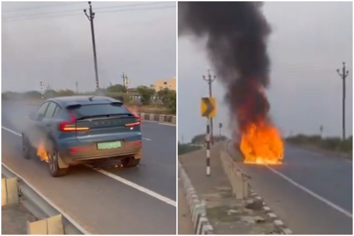 Volvo C40 Recharge Fire