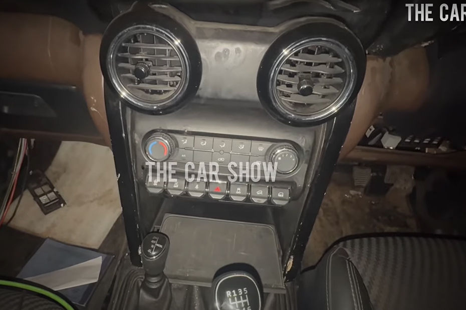 Mahindra Thar 5-door climate control