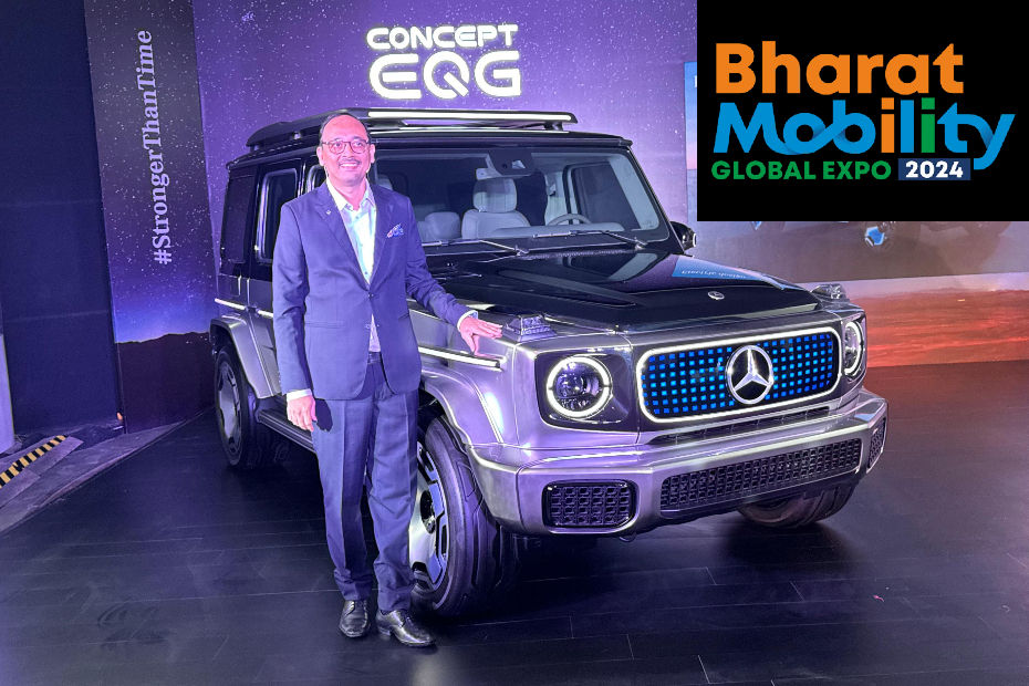 Mercedes-Benz EQG Concept At The 2024 Bharat Mobility Expo