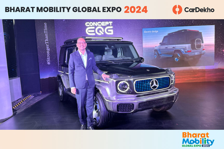 Mercedes-Benz EQG Concept At The 2024 Bharat Mobility Expo