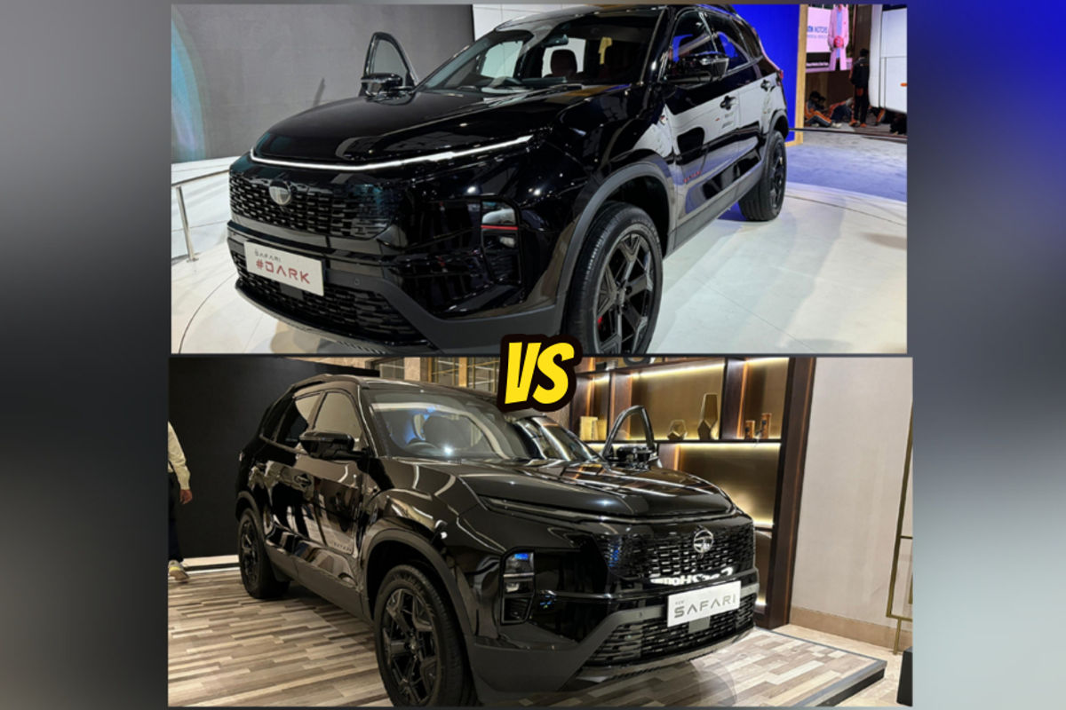 Tata Safari Red Dark vs Tata Safari Dark Tata Safari Red Dark vs Tata Safari Dark