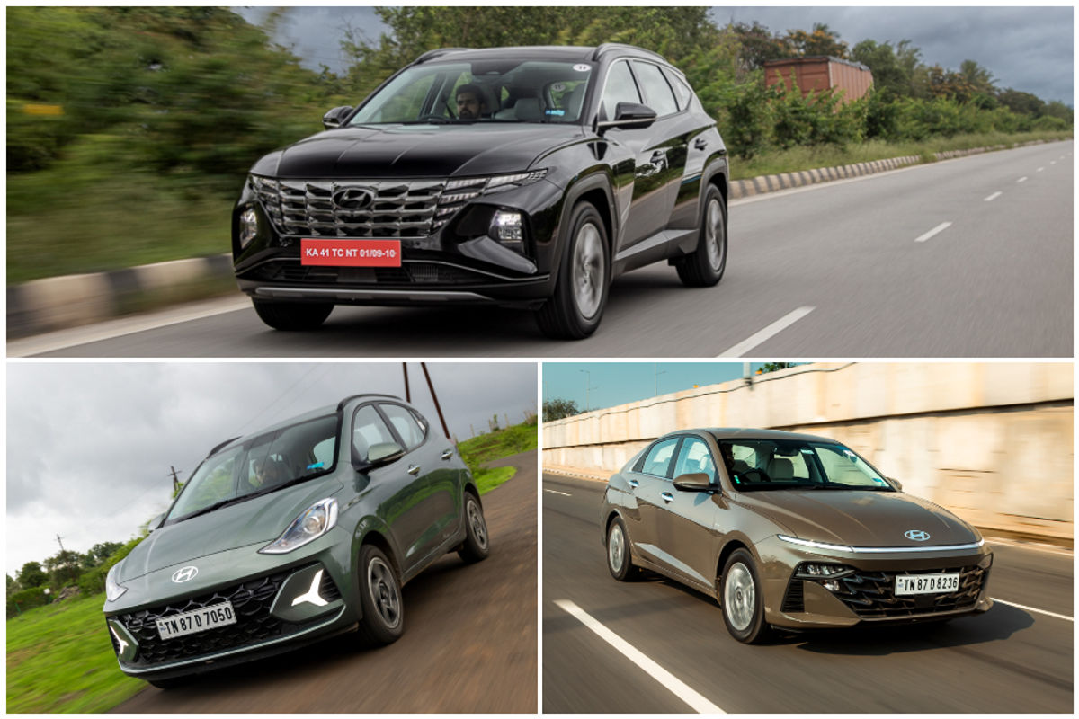 Hyundai Tucson, Hyundai Verna, Hyundai Grand i10 Nios
