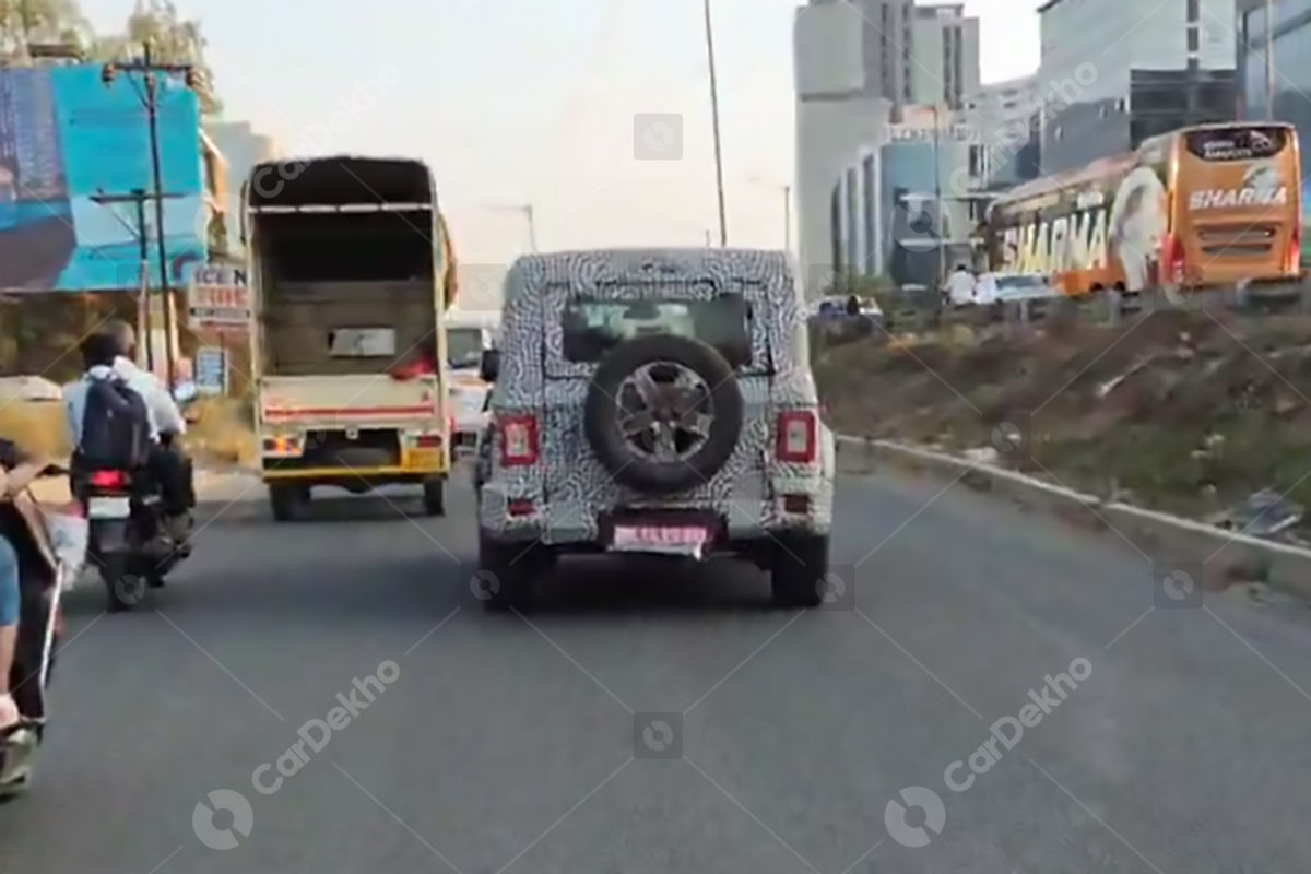 5-door Mahindra Thar Spied 5-door Mahindra Thar Spied