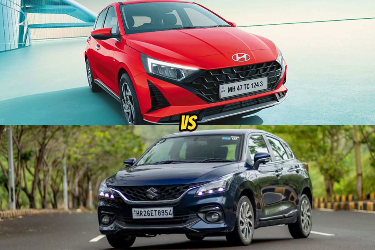 Hyundai i20 Sportz (O) vs Maruti Baleno Zeta Manual & Alpha Automatic: Spec Comparison