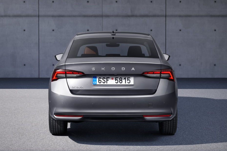 Facelifted Skoda Octavia Rear